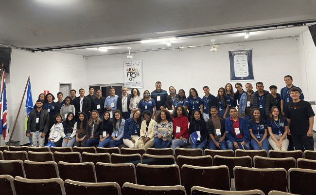 Foto da equipe Reflorestar no Workshop de Colheita